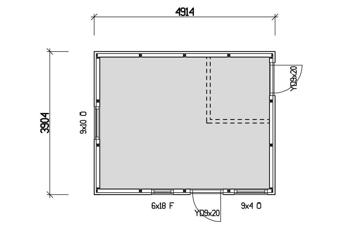 Attefallshus Njuta Funkis 20-2
