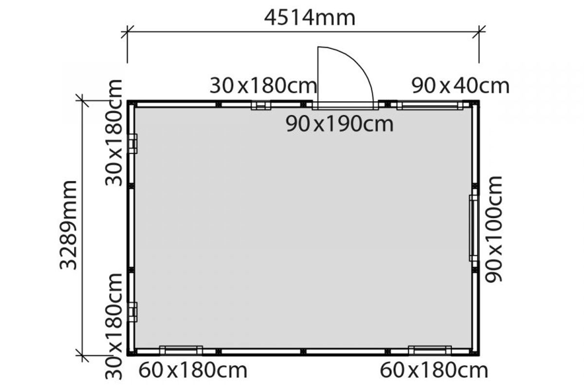Friggebod Ebba 15 funkis