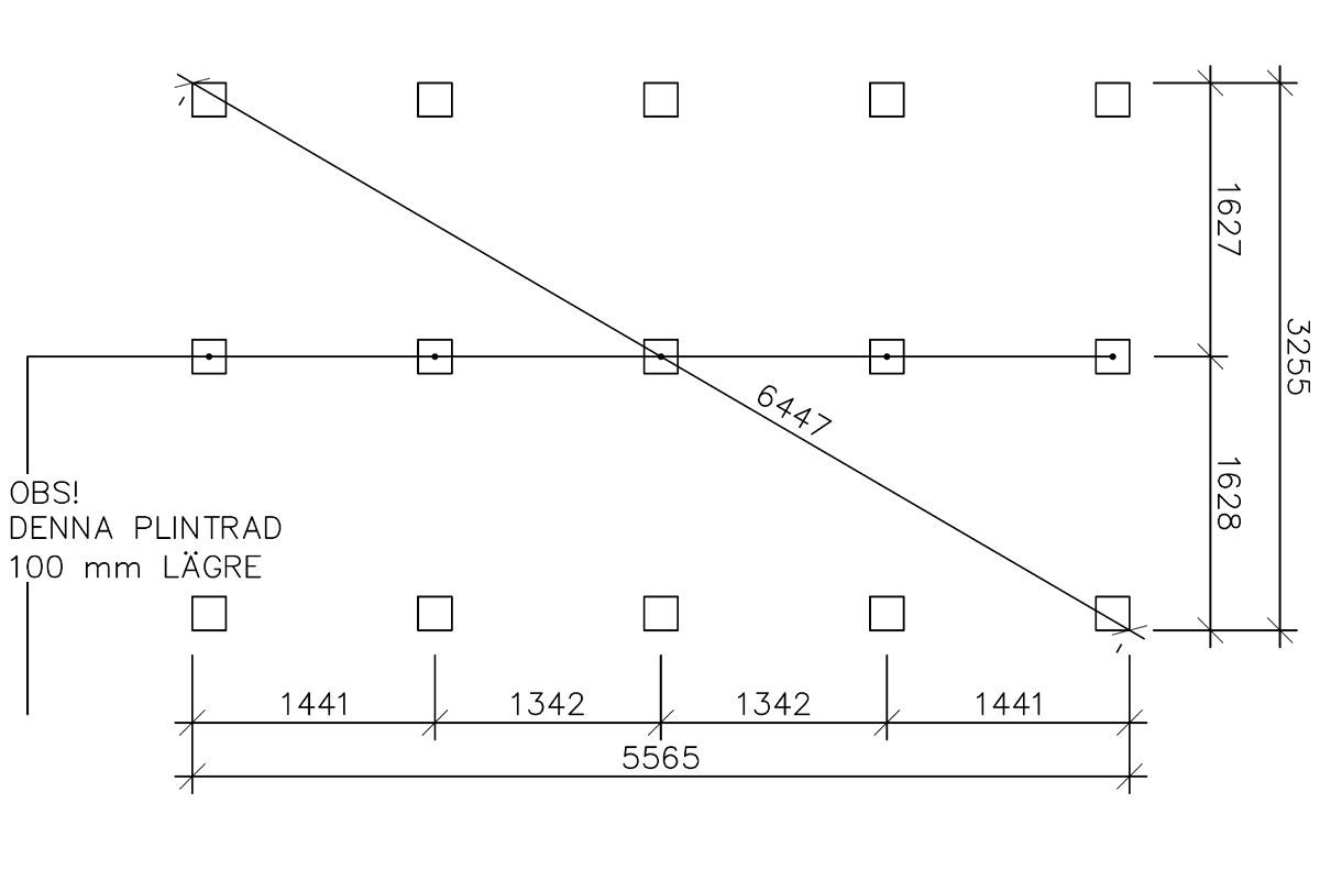 Attefallshus Jenna 18,4 Funkis